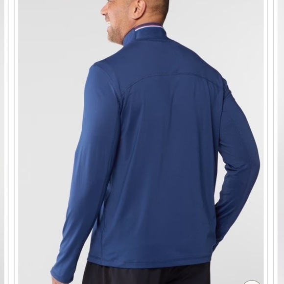 Fourlaps Venture Half-Zip Top - Men's Blue Size Small - Picture 2 of 14
